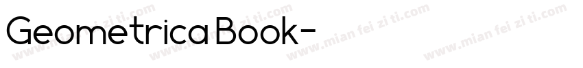 Geometrica Book字体转换